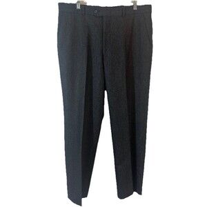 Milinea Wool Cashmere Gray Mens Dress Slacks Pants Made In Italy Sz 34 Pockets